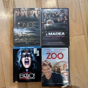 DVD Collection: Once Upon a Time, Madea, Boo!, We Bought a Zoo